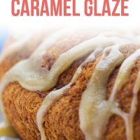 Spice Cake with Caramel Glaze