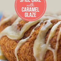 Spice Cake with Caramel Glaze