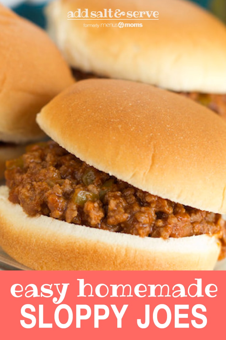 Easy Homemade Sloppy Joes