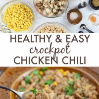 healthy and easy crockpot chicken Chili - Add Salt & Serve