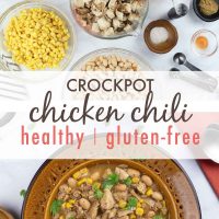 crockpot chicken chili (healthy and gluten-free) - add salt & serve