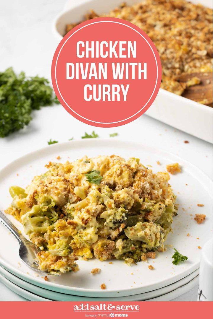 Chicken Divan with Curry.