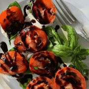 Caprese Salad with Balsamic Vinegar