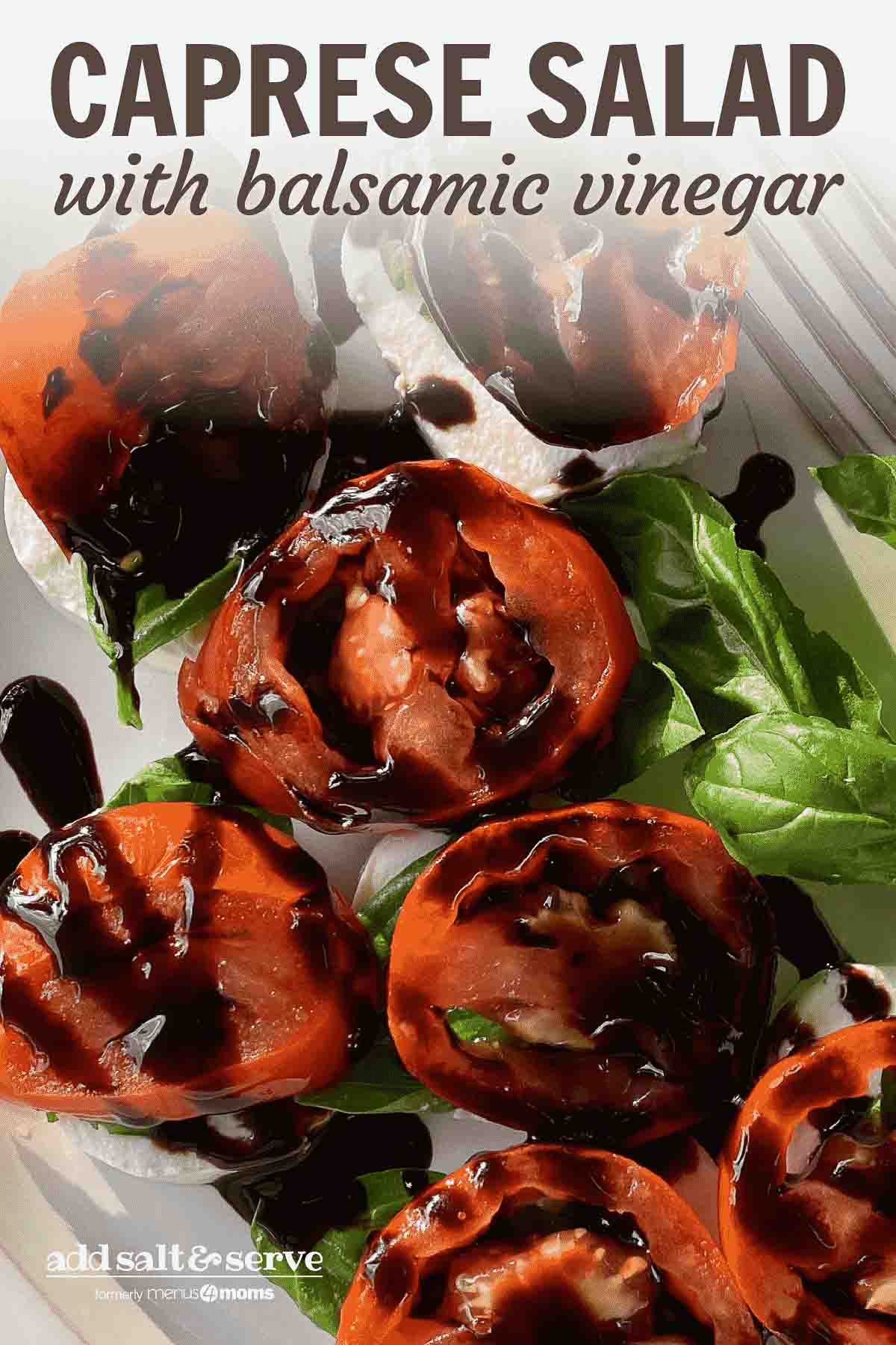 Caprese Salad with Balsamic Vinegar