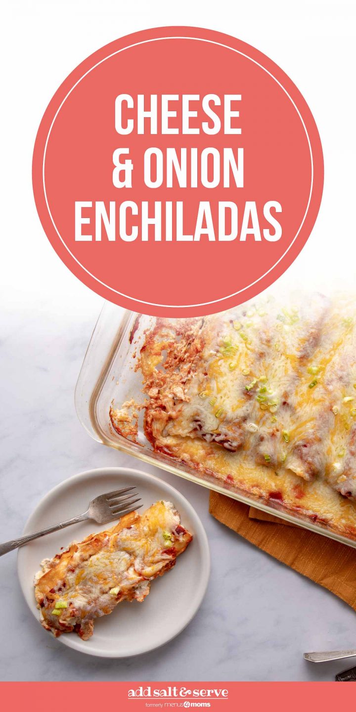 Cheese & Onion Enchiladas