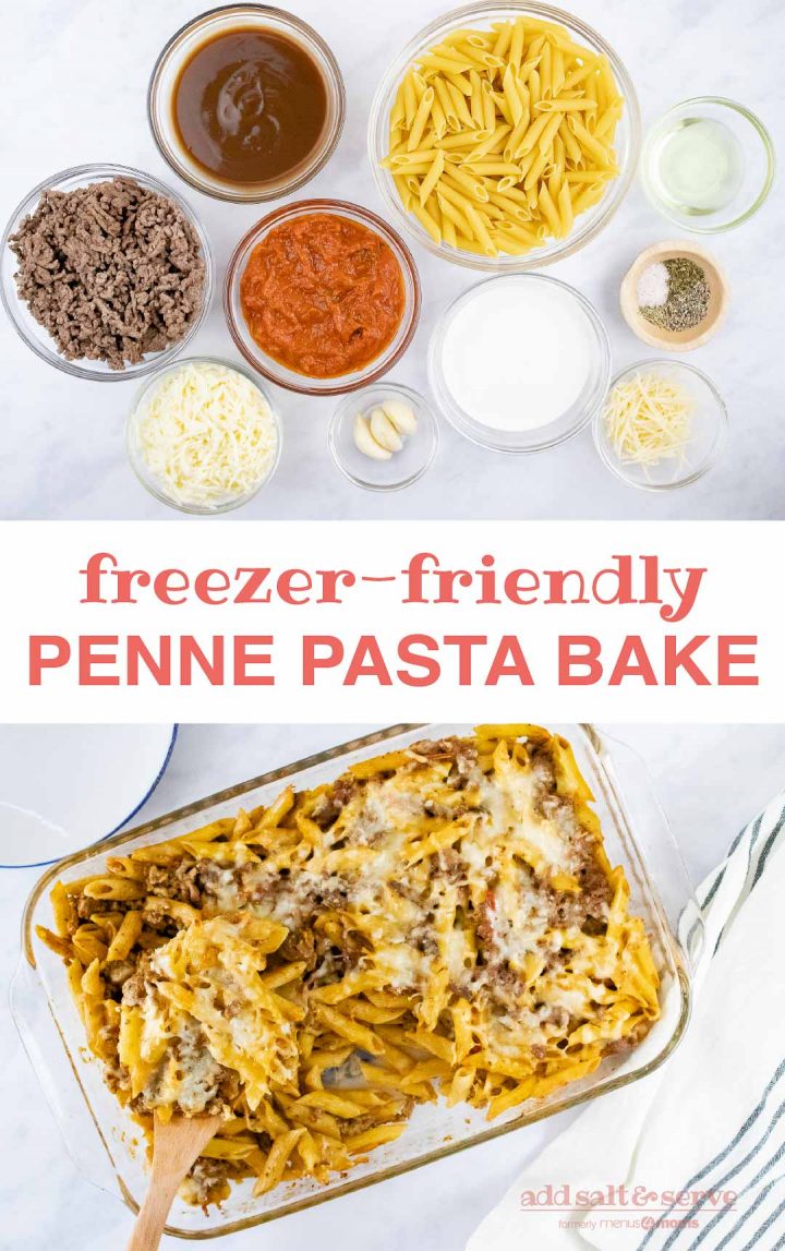 Freezer-Friendly Penne Pasta Bake