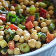 A bowl of Chickpea Salad