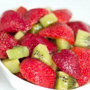 Strawberries and kiwi