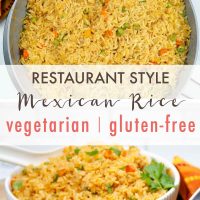 Two bowls of Restaurant Style Mexican Rice