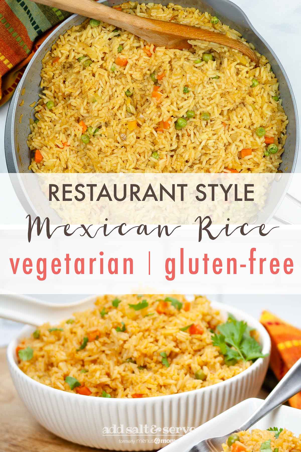 Mexican Menu Rice Mexican Rice with Vegetables – Add Salt & Serve