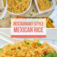 Two bowls of Restaurant Style Mexican Rice