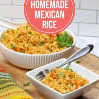 Two bowls of Restaurant Style Mexican Rice