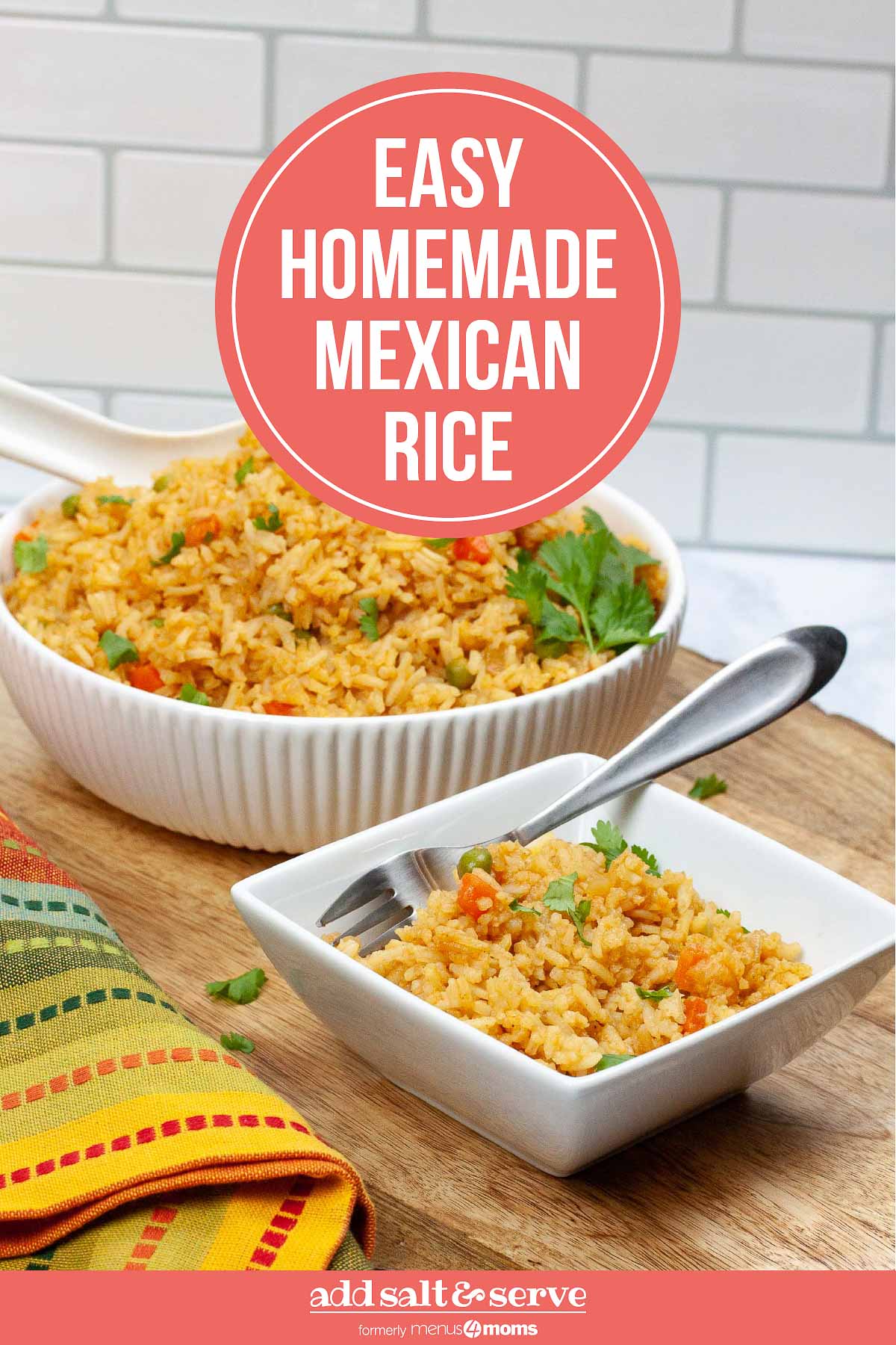 Mexican Menu Rice Mexican Rice with Vegetables – Add Salt & Serve