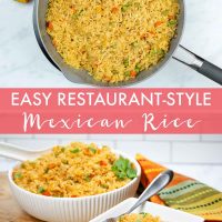 Two bowls of Restaurant Style Mexican Rice
