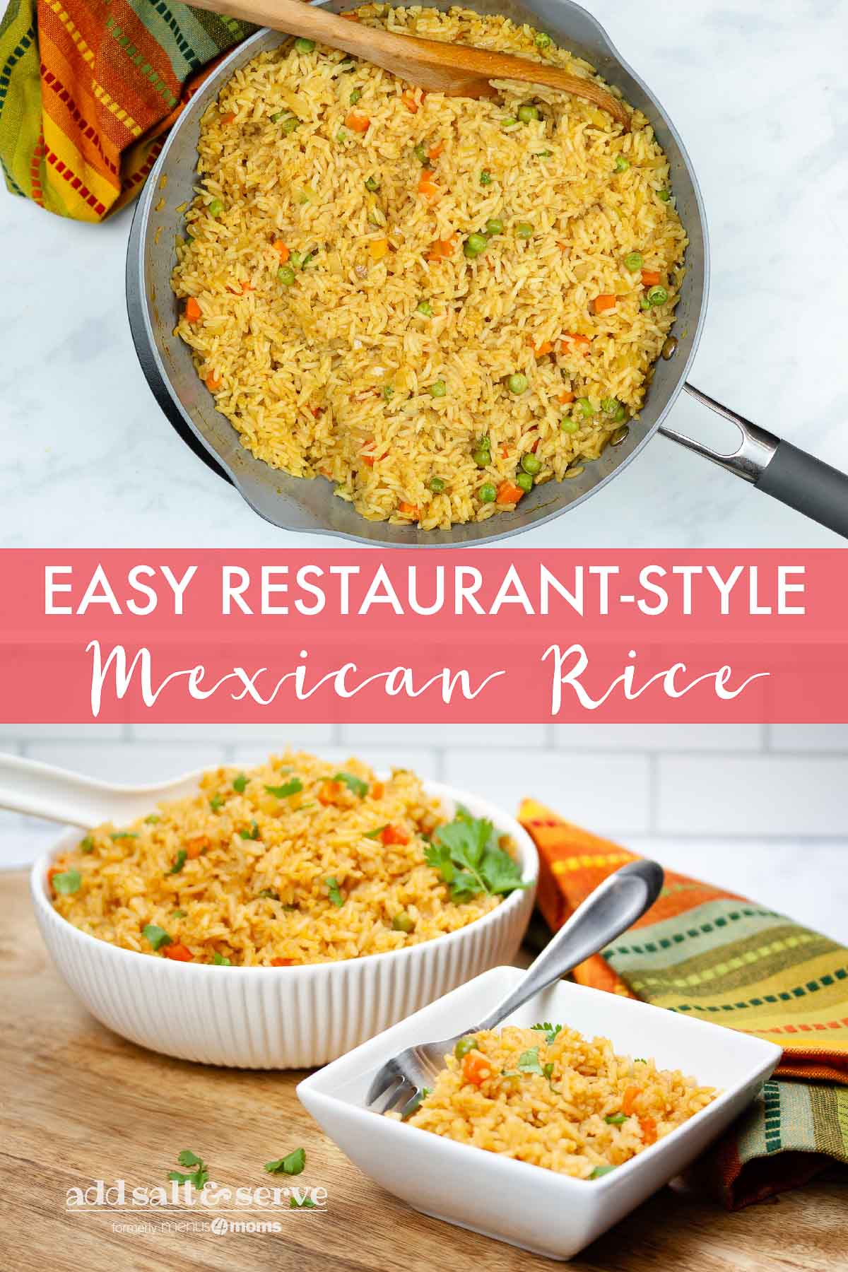 Mexican Menu Rice Mexican Rice with Vegetables – Add Salt & Serve
