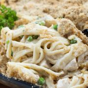 Chicken Fettuccine Casserole