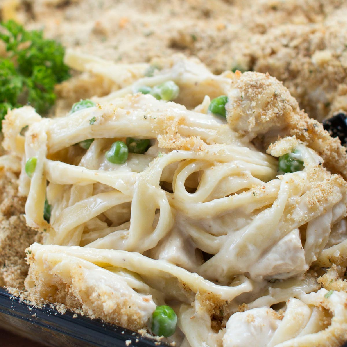 Shortcut Chicken Fettuccine Casserole