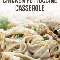 Chicken Fettuccine Casserole