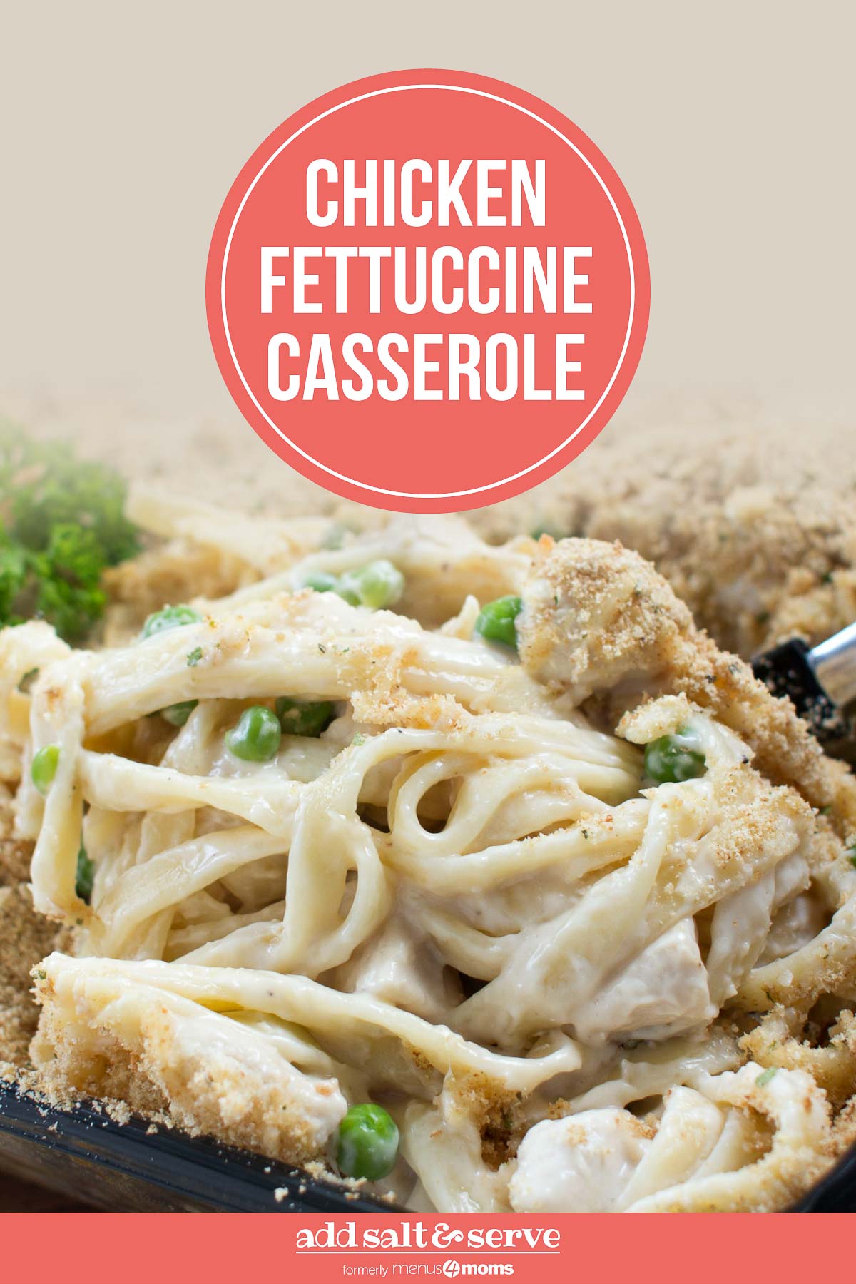 Chicken Fettuccine Casserole