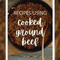 recipes using cooked ground beef