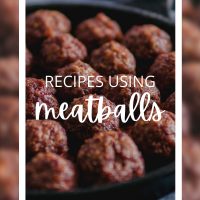 Recipes using meatballs