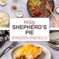 Easy Shepherd's Pie (Freezer friendly)