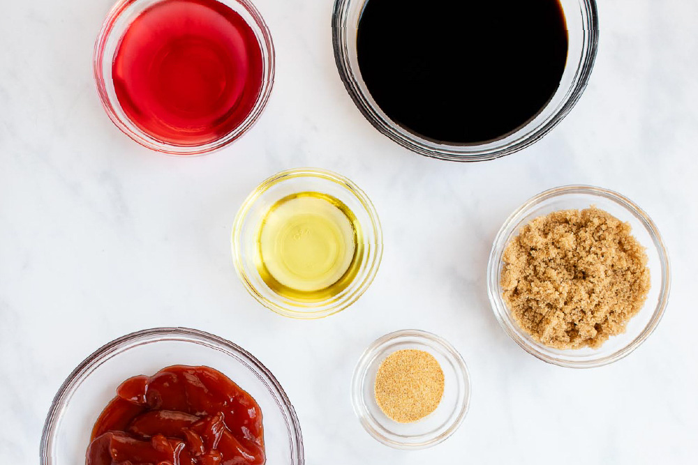 ingredients for marinade for chicken and beef