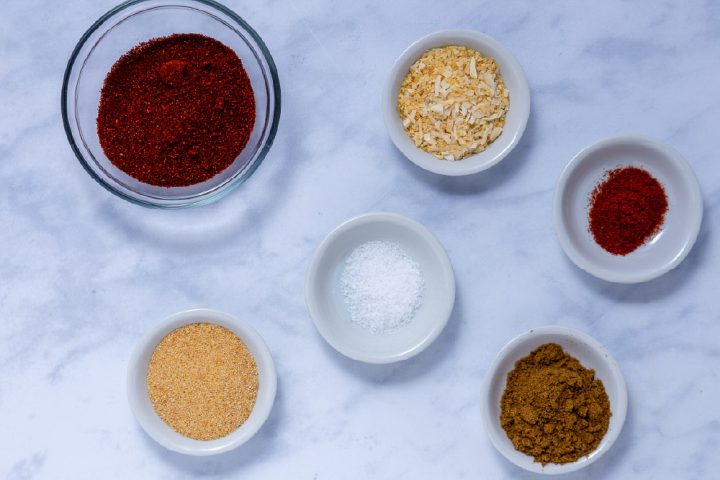 ingredients for Terlingua chili mix