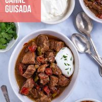 Slow Cooker Carne Guisada.