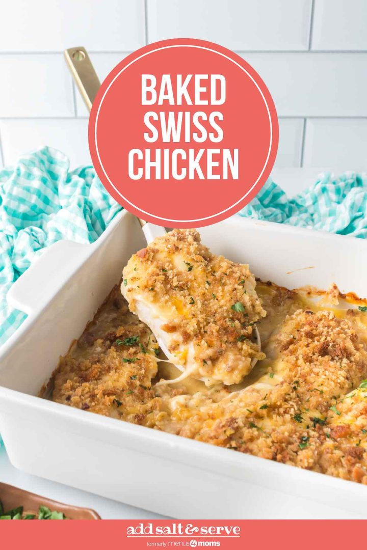 Baked Swiss Chicken with White Wine
