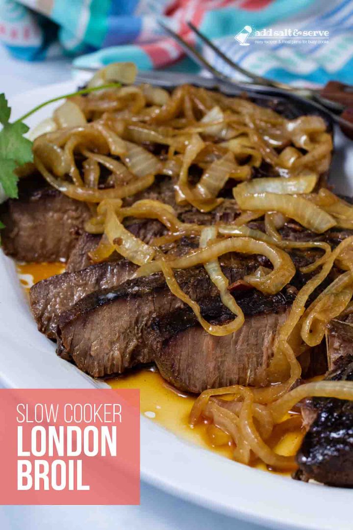 Easy Crockpot London Broil Au Jus