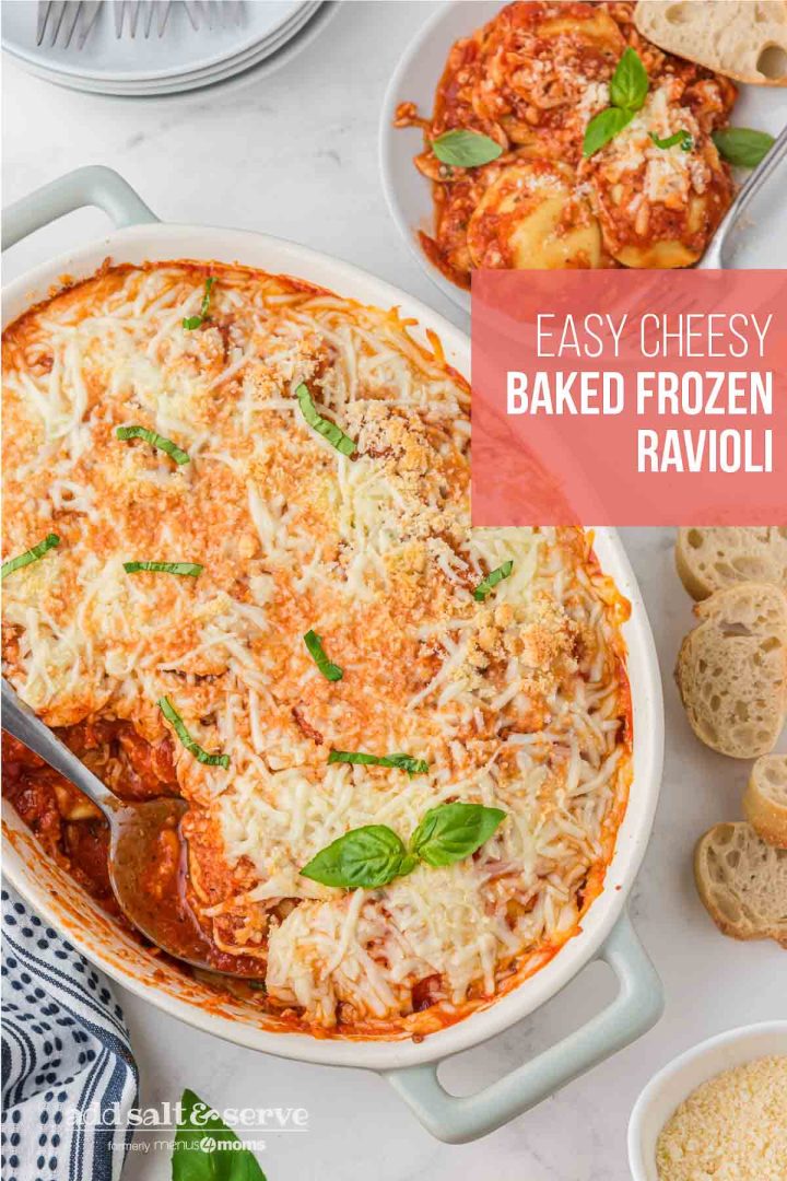 Baked Frozen Ravioli (No Boil)